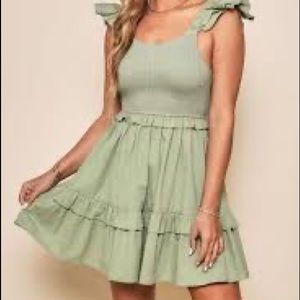 Boutique green dress